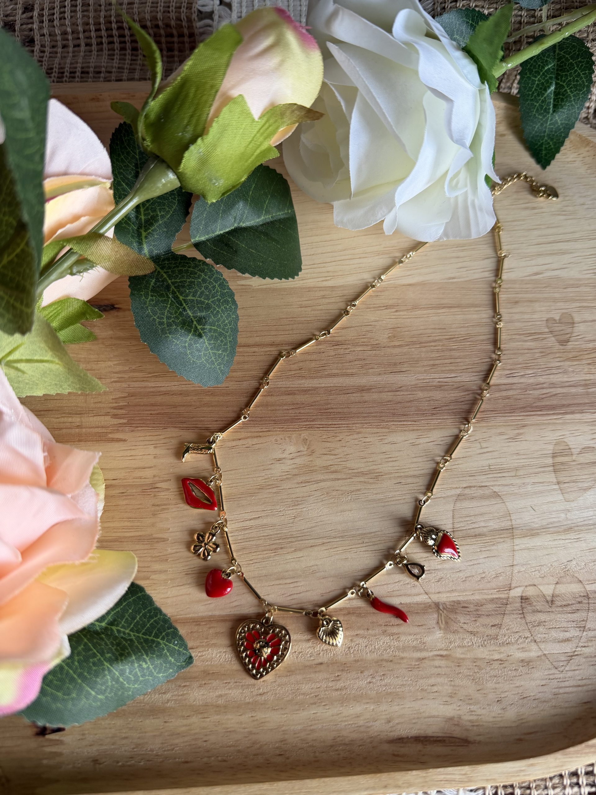 Collier "Hibiscus"