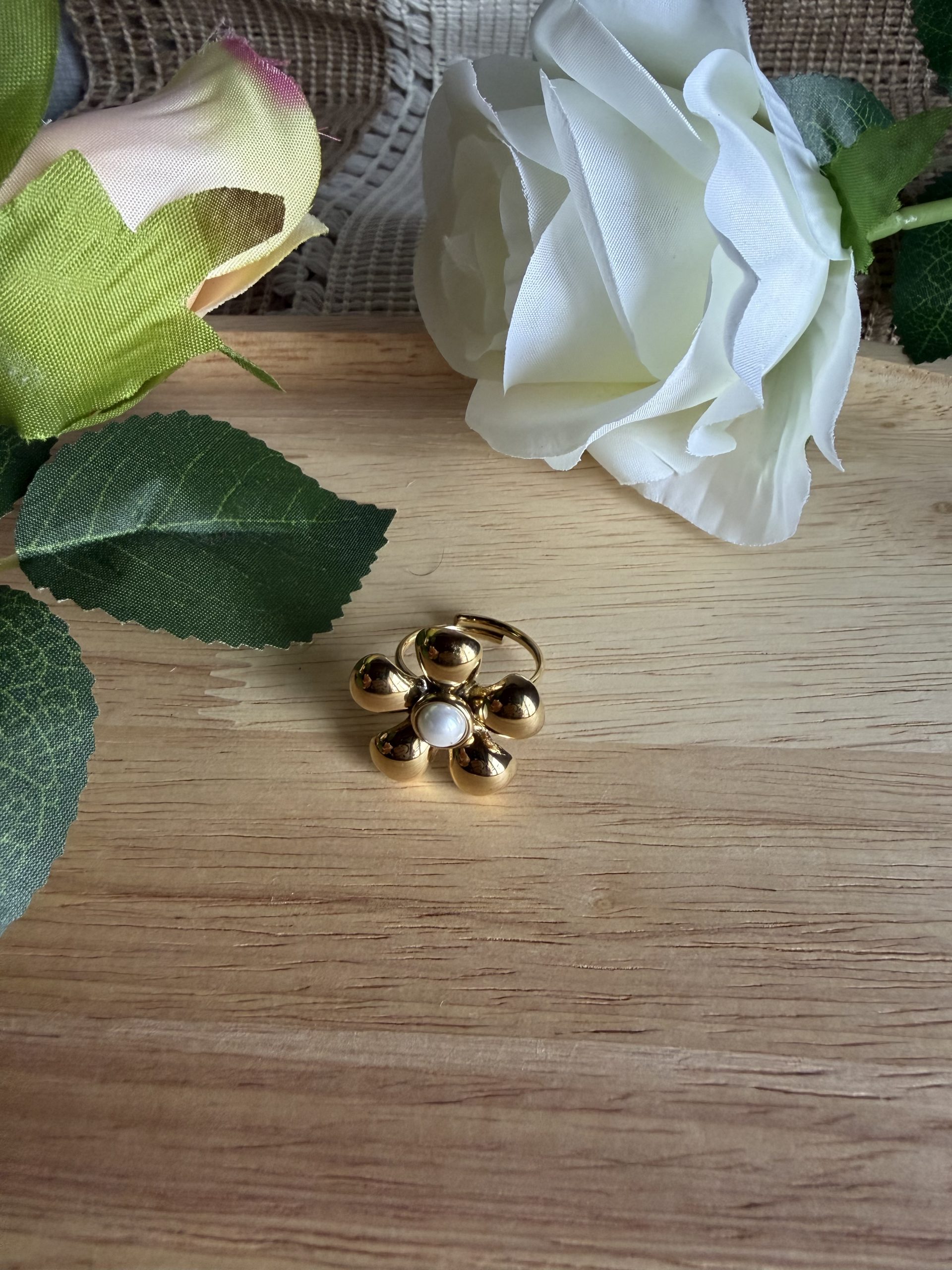 Bague "Fleur de Perle" – Image 3