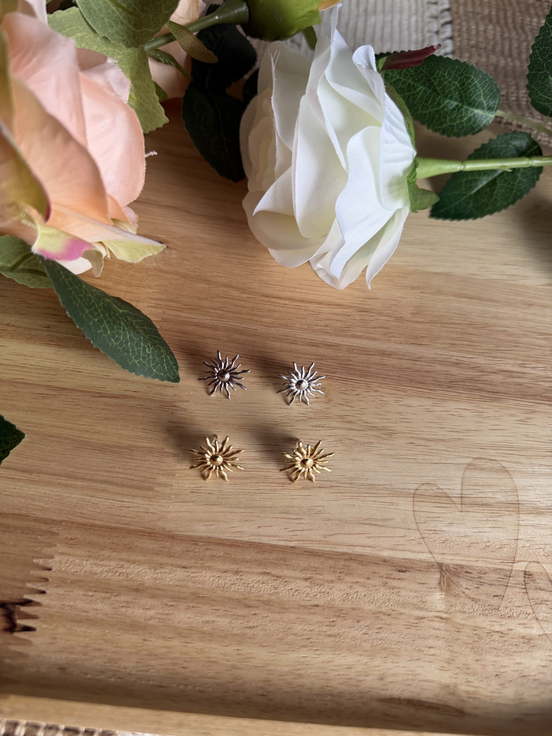 Boucles d’oreilles "Hélianthe"