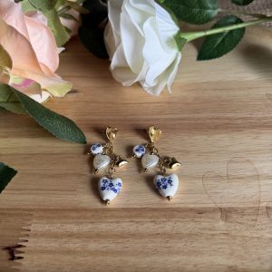 Boucles d’oreilles "Bleuet"