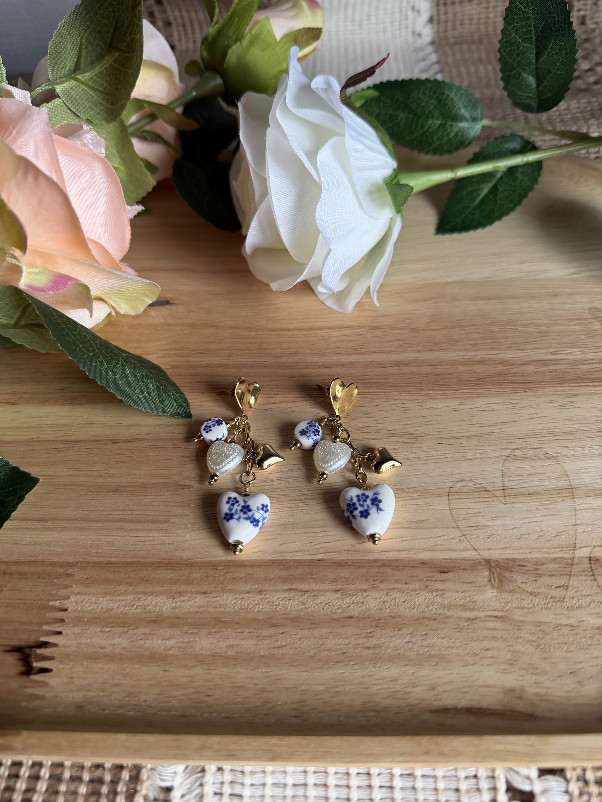 Boucles d’oreilles "Bleuet"