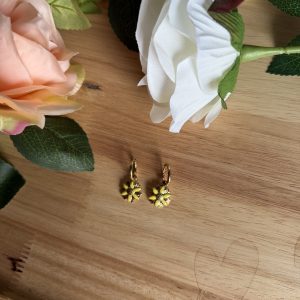 Boucles d’oreilles "Jonquille"